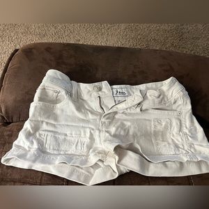 Remix by Rock Revival White Jean Shorts